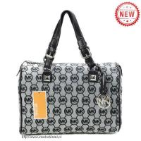 michael kors logo monogram groot grijs boekentassen Style Tassen 83by7206